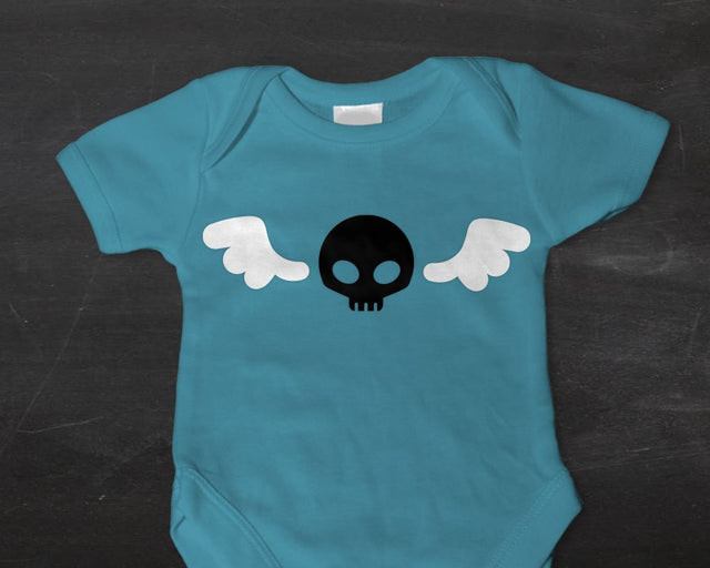 Cute Skull with Wings SVG Designed by Geeks 