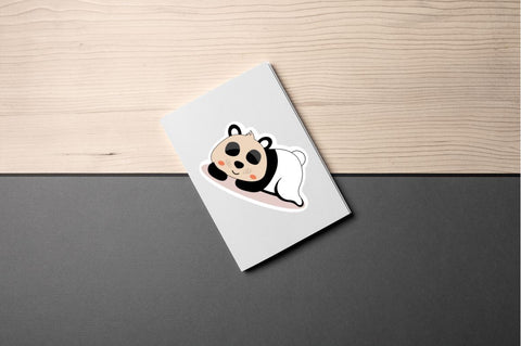 Cute Sleeping Animals Sticker Svg Bundle SVG Regulrcrative 
