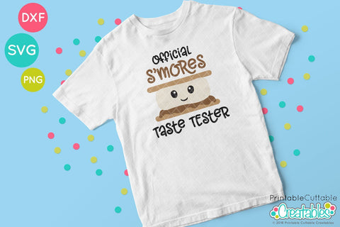 Cute S'mores SVG SVG Printable Cuttable Creatables 