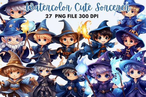 Cute Sorcerer Sublimation Bundle Sublimation Regulrcrative 