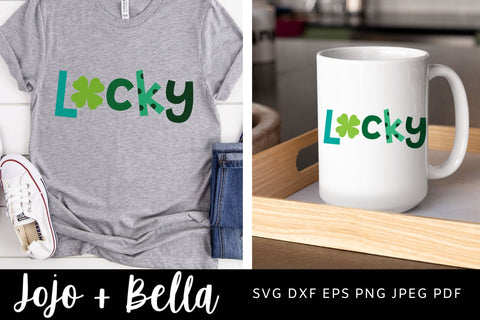 Cute St Patrick's Day SVG, Irish svg, St Paddy's Day Svg,Shamrock svg, Irish Shirt Svg, Cricut Svg, Cameo Silhouette, Sublimation SVG Jojo&Bella 