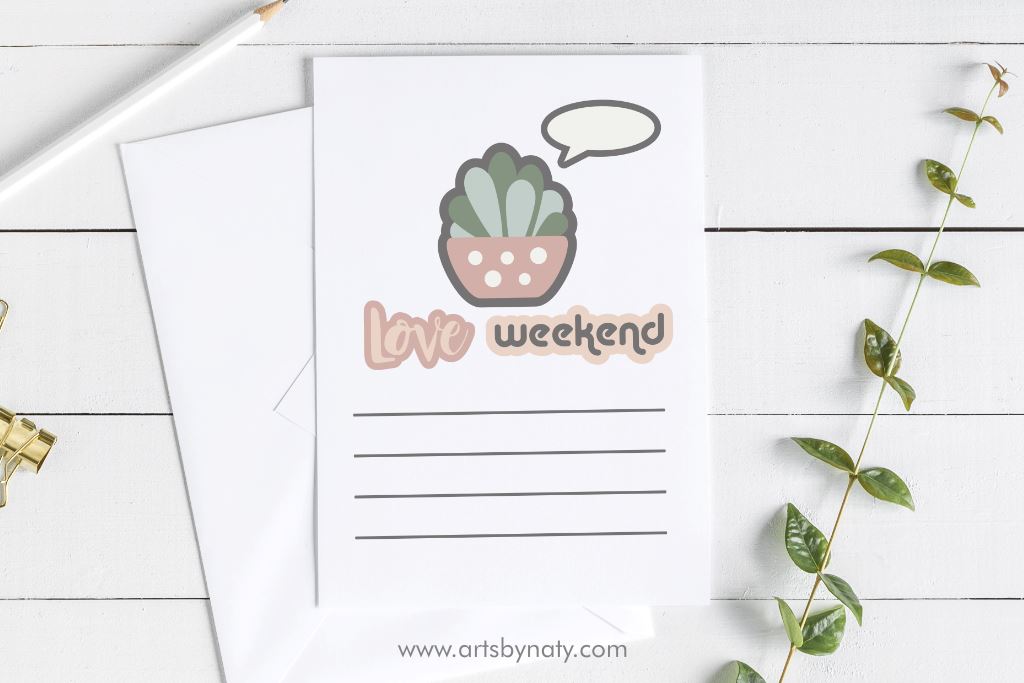 Cute stickers Printable SVG for planners - So Fontsy