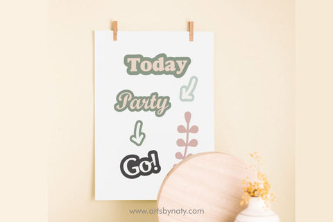 Cute stickers Printable SVG for planners SVG Arts By Naty 