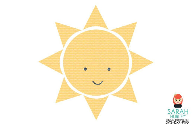 Cute Sunshine SVG Sarah Hurley 