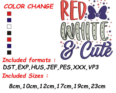 Cute Toddler, Toddler Embroidery, Kid Embroidery, Girls 4th of July, Funny Toddler, Fourth of July Embroidery/Applique DESIGNS SVG Digital Designer 