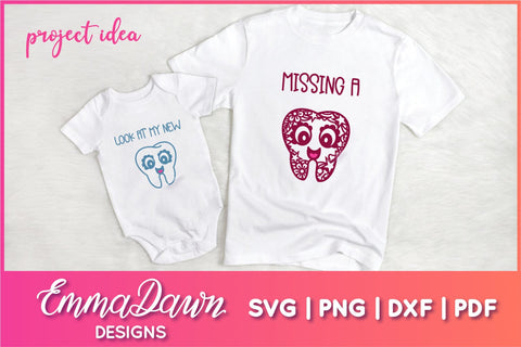 Cute Tooth SVG Bundle SVG Emma Dawn Designs 