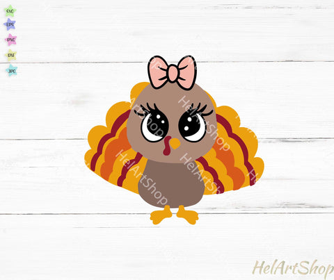 Cute turkey svg SVG _HelArtShop_ 