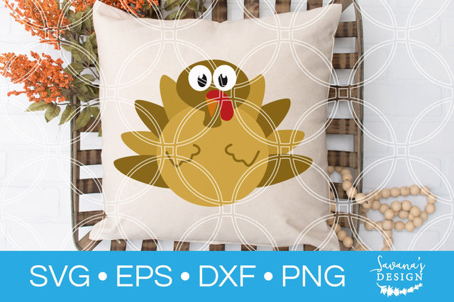 Cute Turkey SVG SVG SavanasDesign 