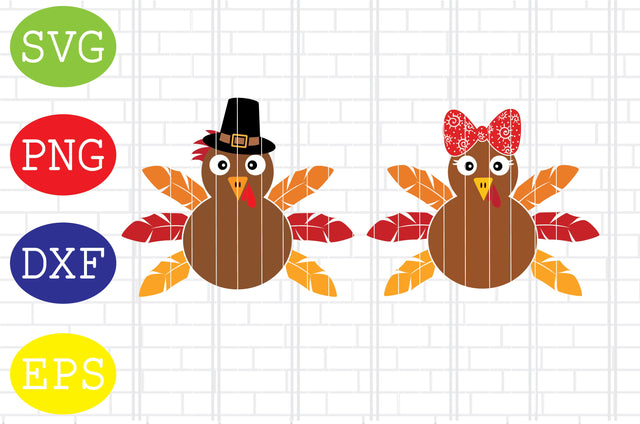 Cute Turkey Svg, Turkey Face Svg, Thanksgiving Svg, Welcome Fall Svg, Hello Fall Svg, Pumpkin Svg, Autumn Svg SVG DigitalSvgFiles 