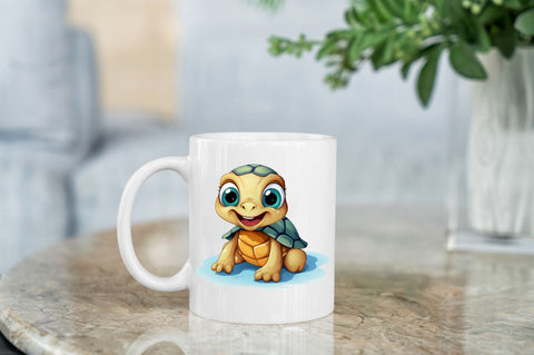 Cute Turtle Sublimation Clipart bundle Sublimation Regulrcrative 