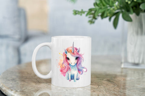 Cute Unicorn Clipart Bundle Sublimation Regulrcrative 