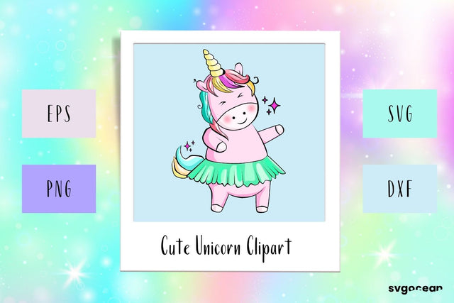 Cute Unicorn Design SVG SvgOcean 