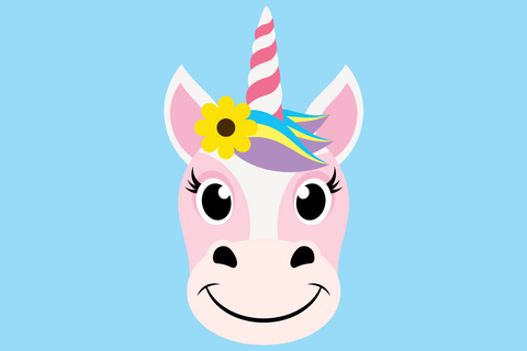 Cute Unicorn Faces With Shades | Magical SVG SVG Captain Creative 