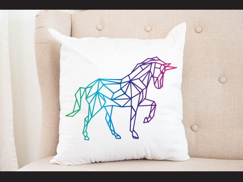 Cute unicorn Geomatical Print SVG Johan Ru designs 