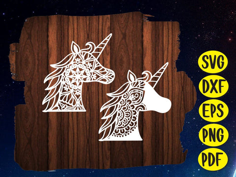 Cute Unicorn Paper cut SVG Johan Ru designs 