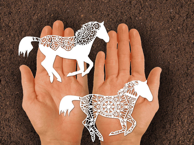 Cute Unicorn Paper cut SVG Johan Ru designs 