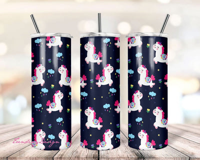 Cute Unicorn png, unicorn tumbler wrap, rainbow tumbler wrap, 20oz skinny tumbler, sublimation designs, popular tumbler design, cute wrap Sublimation TrendingDesign 