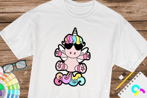 Cute Unicorn svg SVG Artinrhythm shop 