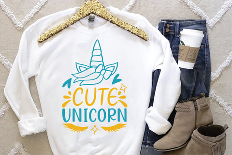 Cute Unicorn SVG SVG Creativeart88 