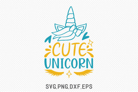 Cute Unicorn SVG SVG Creativeart88 