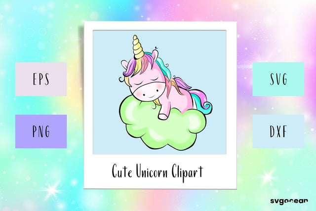 Cute Unicorn SVG SVG SvgOcean 
