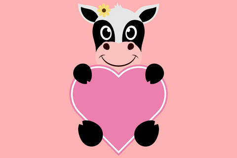 Cute Valentine Animal Heart Bundle | Valentines SVG SVG Captain Creative 