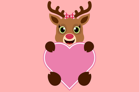Cute Valentine Animal Heart Bundle | Valentines SVG SVG Captain Creative 