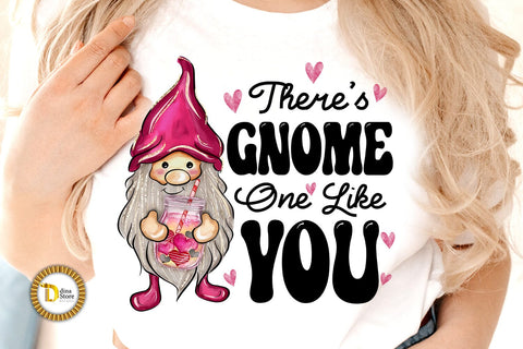 Cute Valentine Gnome Sublimation-There is Gnome One Like You Sublimation Dina.store4art 