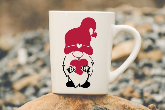 Cute Valentine Gnome SVG SVG dapiyupi store 