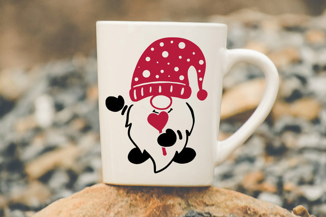 Cute Valentine Gnome SVG SVG dapiyupi store 