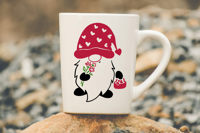 Cute Valentine Gnome SVG SVG dapiyupi store 