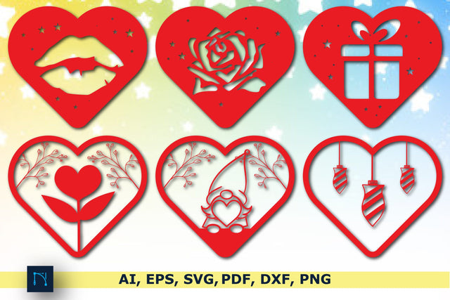 cute valentine heart SVG cut file Bundle SVG MD JOYNAL ABDIN 