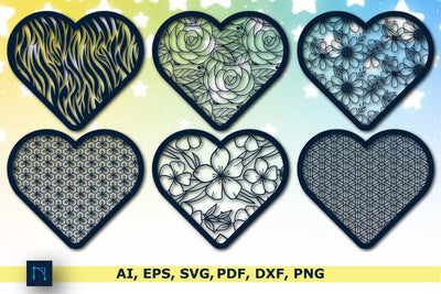 cute valentine heart SVG cut file Bundle SVG MD JOYNAL ABDIN 