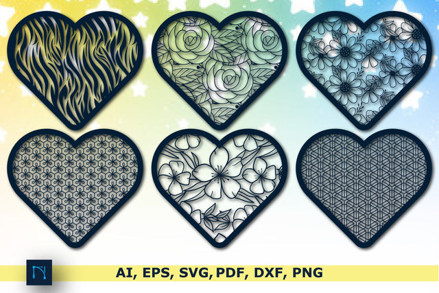 cute valentine heart SVG cut file Bundle SVG MD JOYNAL ABDIN 