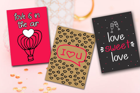 Cute Valentine's Day Cards- Printable Valentines Day Cards SVG Happy Printables Club 