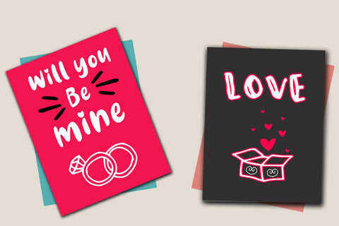 Cute Valentine's Day Cards- Printable Valentines Day Cards SVG Happy Printables Club 