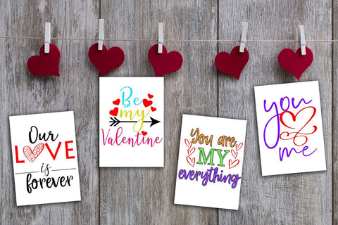 Cute Valentine's Day Cards- Printable Valentines Day Cards SVG Happy Printables Club 