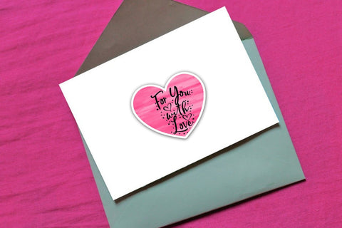 Cute Valentines Day Hearts Stickers-Love Romantic Stickers SVG Happy Printables Club 