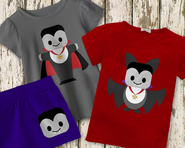 Cute Vampire Halloween Set SVG Designed by Geeks 