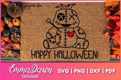 Cute Voodoo Doll SVG SVG Emma Dawn Designs 