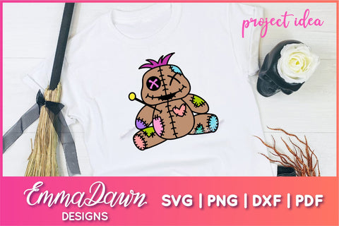 Cute Voodoo Doll SVG SVG Emma Dawn Designs 