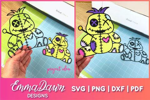 Cute Voodoo Doll SVG SVG Emma Dawn Designs 