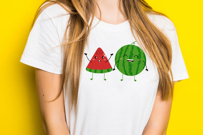 Cute Watermelon Couple SVG SVG dapiyupi store 