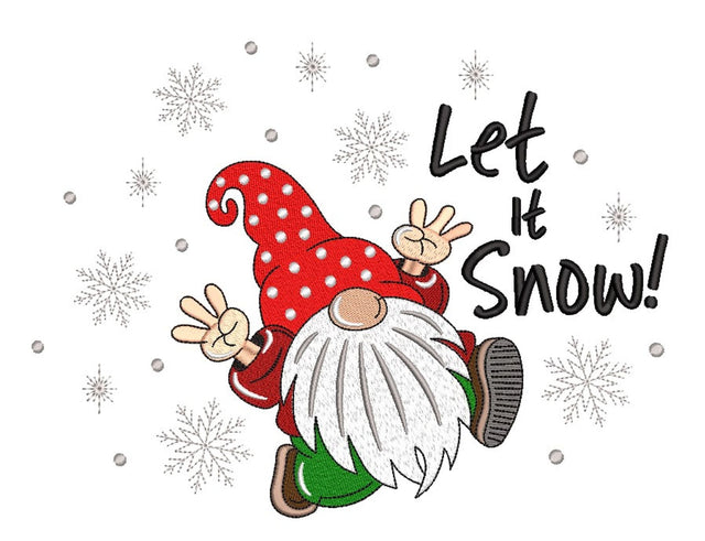 Cute Winter Gnome Embroidery Design Embroidery/Applique DESIGNS Nino Nadaraia 