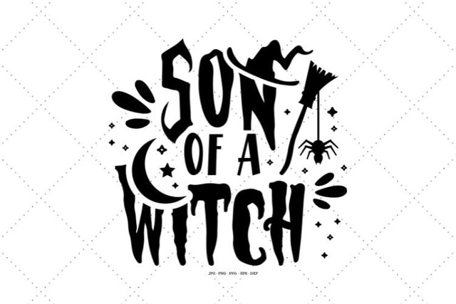 Cute Witch, Witch Svg, Halloween Newborn SVG SVG Digital Designer 