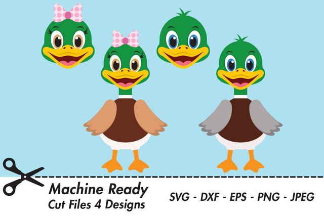 Cute Woodland Duck Bundle | Woodland SVG SVG Captain Creative 