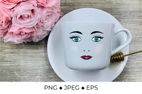 Cute young woman face Sublimation LaBelezoka 