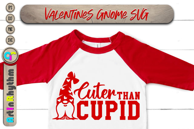 cuter than cupid, happy valentine's day svg, Gnome svg, Baby svg SVG Artinrhythm shop 