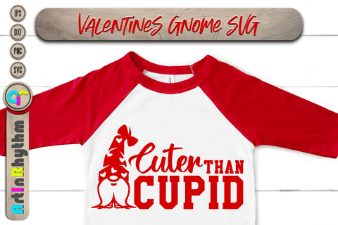 cuter than cupid, happy valentine's day svg, Gnome svg, Baby svg SVG Artinrhythm shop 