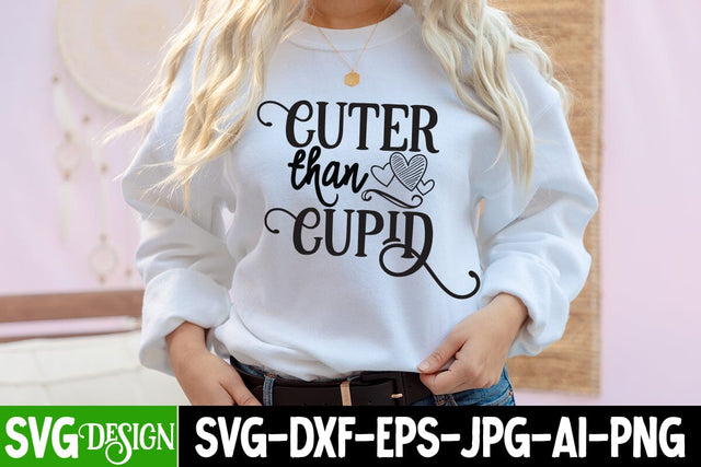 Cuter than Cupid SVG Cut File SVG BlackCatsMedia 